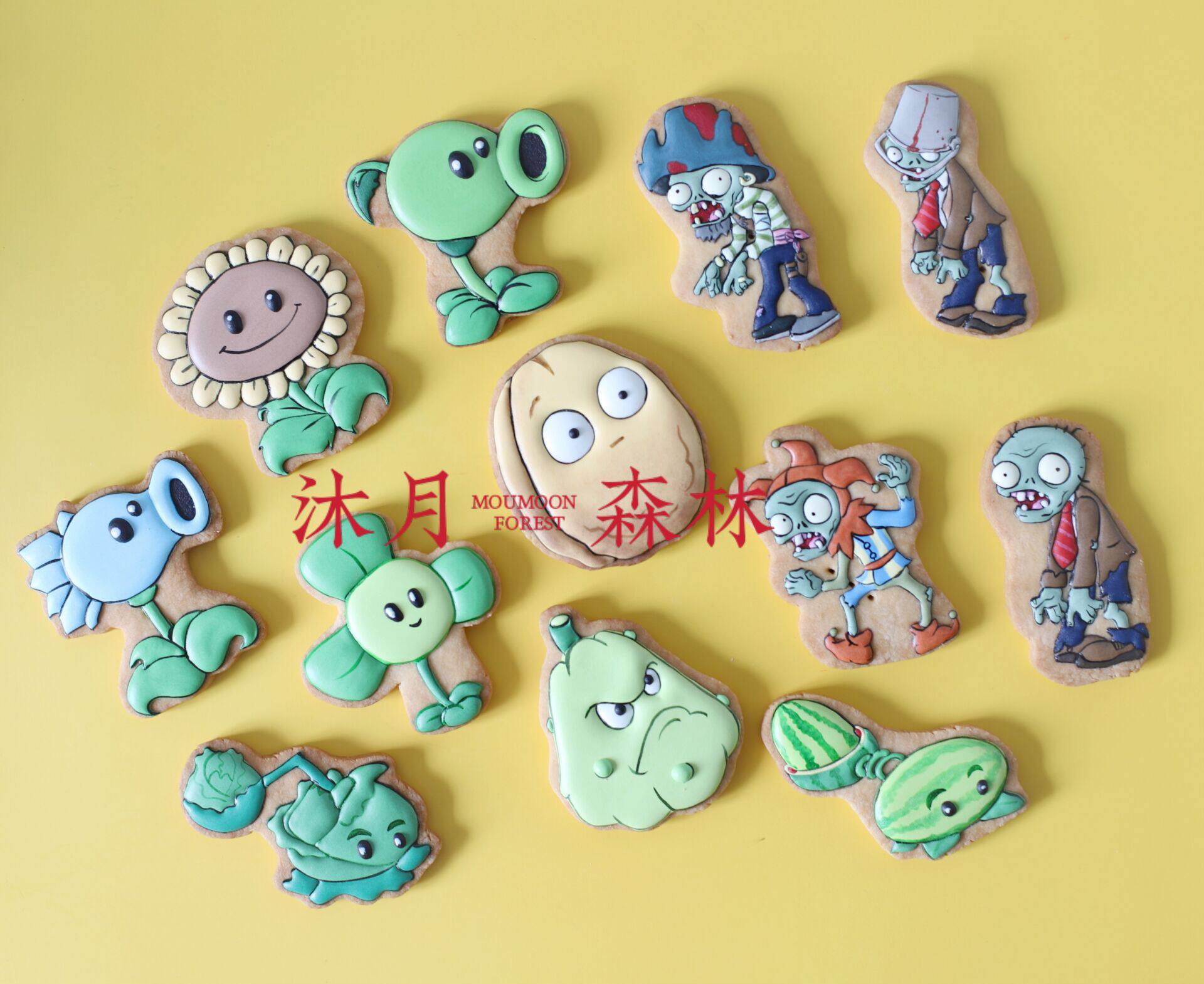 糖霜饼干可定制饼干好看