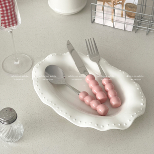 西餐餐具刀叉儿童叉勺套装家用不锈钢刀叉勺三件套牛排专用刀叉