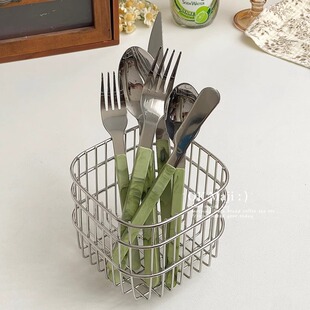 复古刀叉高级感西餐餐具套装不锈钢刀叉勺三件套牛排专用餐刀餐叉