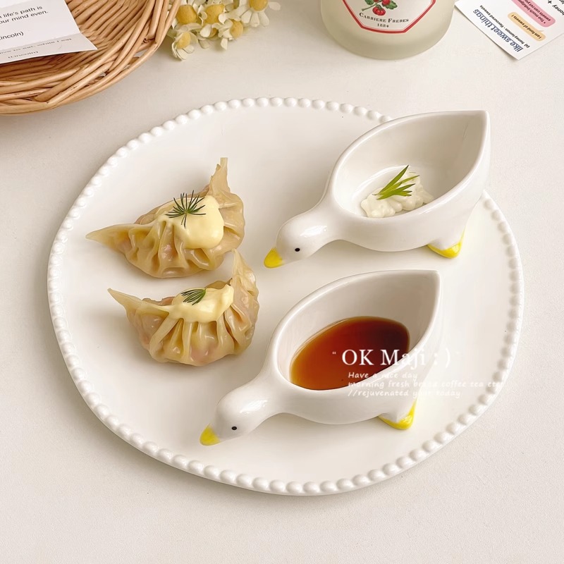 家用可爱陶瓷蘸料碟醋碟