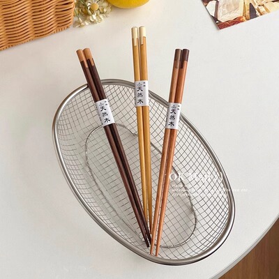 家用日式耐高温实木筷子