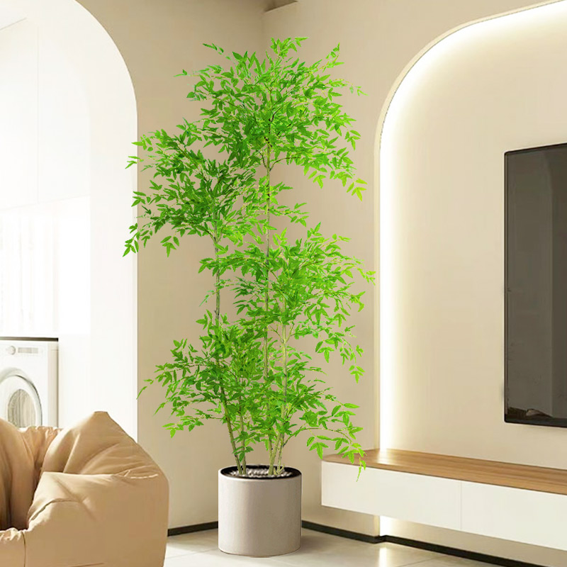 南天竹仿真绿植假花装饰