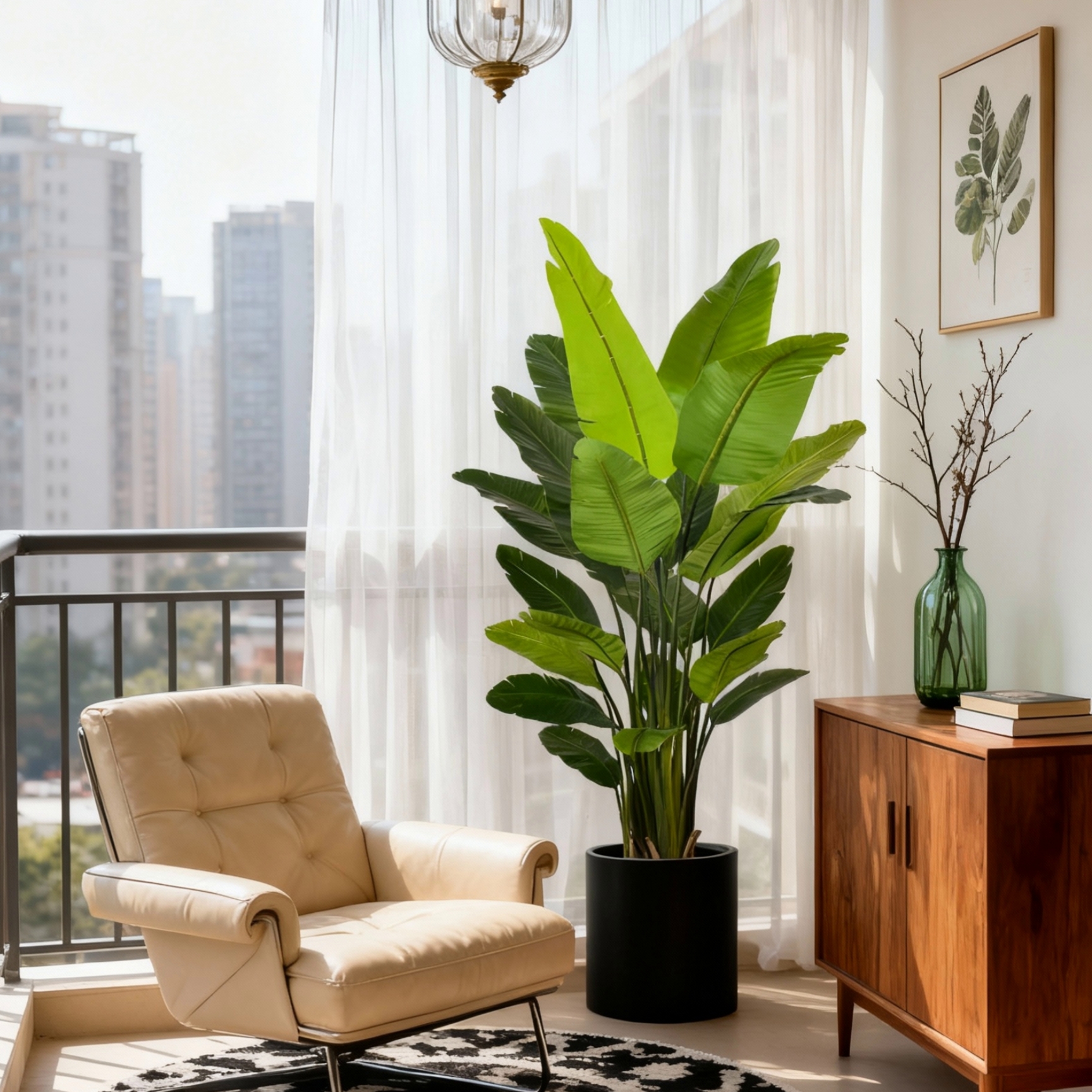 仿真绿植高端轻奢旅人蕉天堂鸟