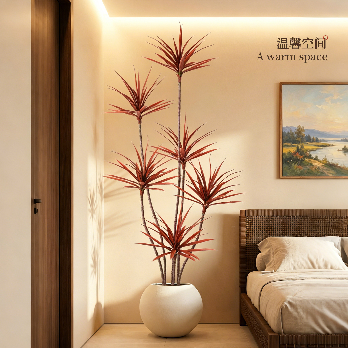 仿真绿植龙舌兰大型落地客厅高级感假植物盆栽轻奢假绿植室内摆件图片