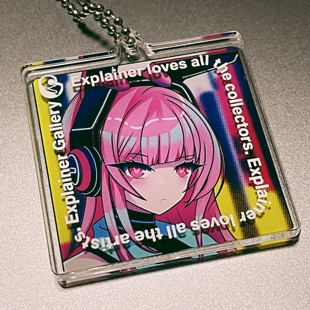 Bunny ChoThough 双片亚克力挂件 赛博小兔 二次元 Cyber