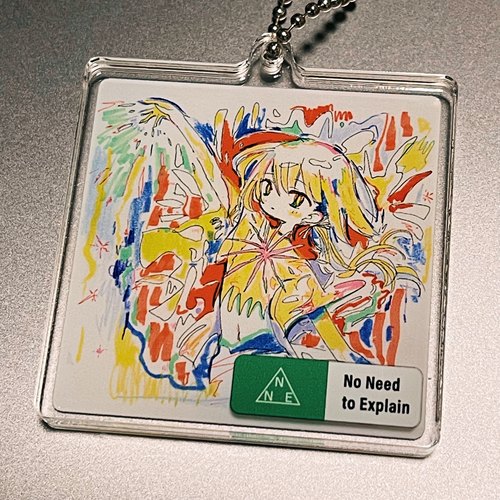 夏日舞者 by Oyasumizacca（日本艺术家）双片亚克力挂件