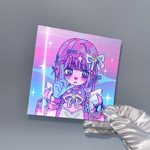 12x12cm 光栅卡 色差不可避免 啊旁白｜链接 ANARRATOR