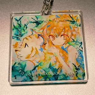 日本艺术家 蝴蝶 Oyasumizacca 双片亚克力挂件 旅程