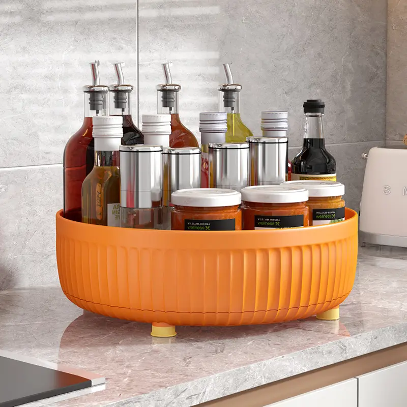 厨房可旋转调料置物架多功能360度调味酱油醋收纳架子轻奢水果盘,厨房/烹饪用具,调料置物架,淘宝优惠券,粉丝福利购,淘宝优惠卷