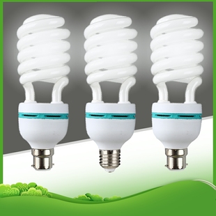 家用节能灯泡E27螺口非led灯B22卡口E14小螺口黄白光挂扣灯螺旋管