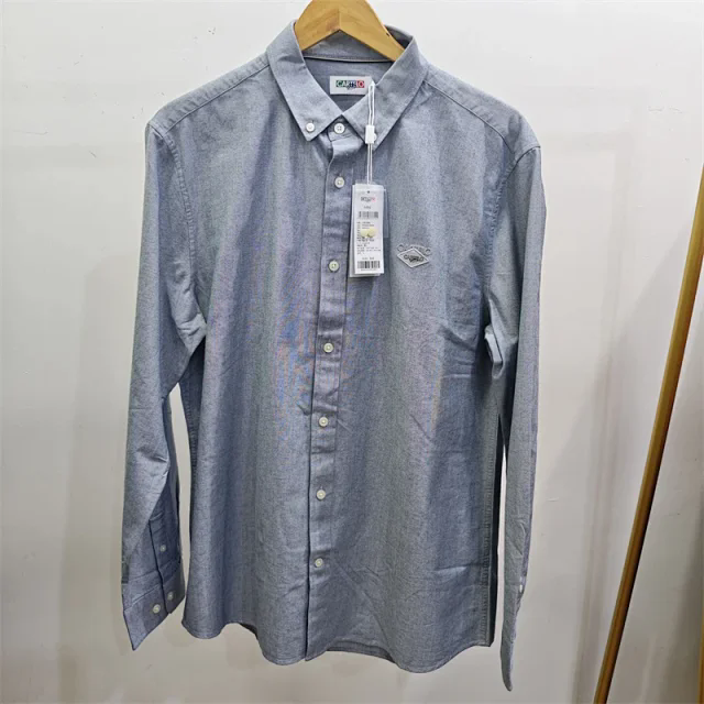 经典英伦风男士纯棉纯色长袖春秋款衬衫at9w32641181