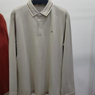 黄金熊GoldenBear男士春秋抗菌长袖polo衫B8CA41240021