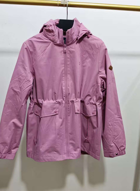 POLOWALK新款女士秋冬薄绒冲锋衣夹克外套休闲时尚AB2W54450152