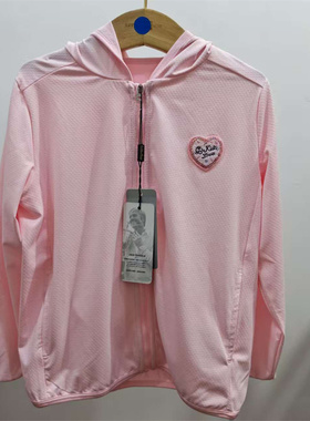 120码Golden Bear童装女童防晒衣外套夹克BDEB224E0031吊牌价380