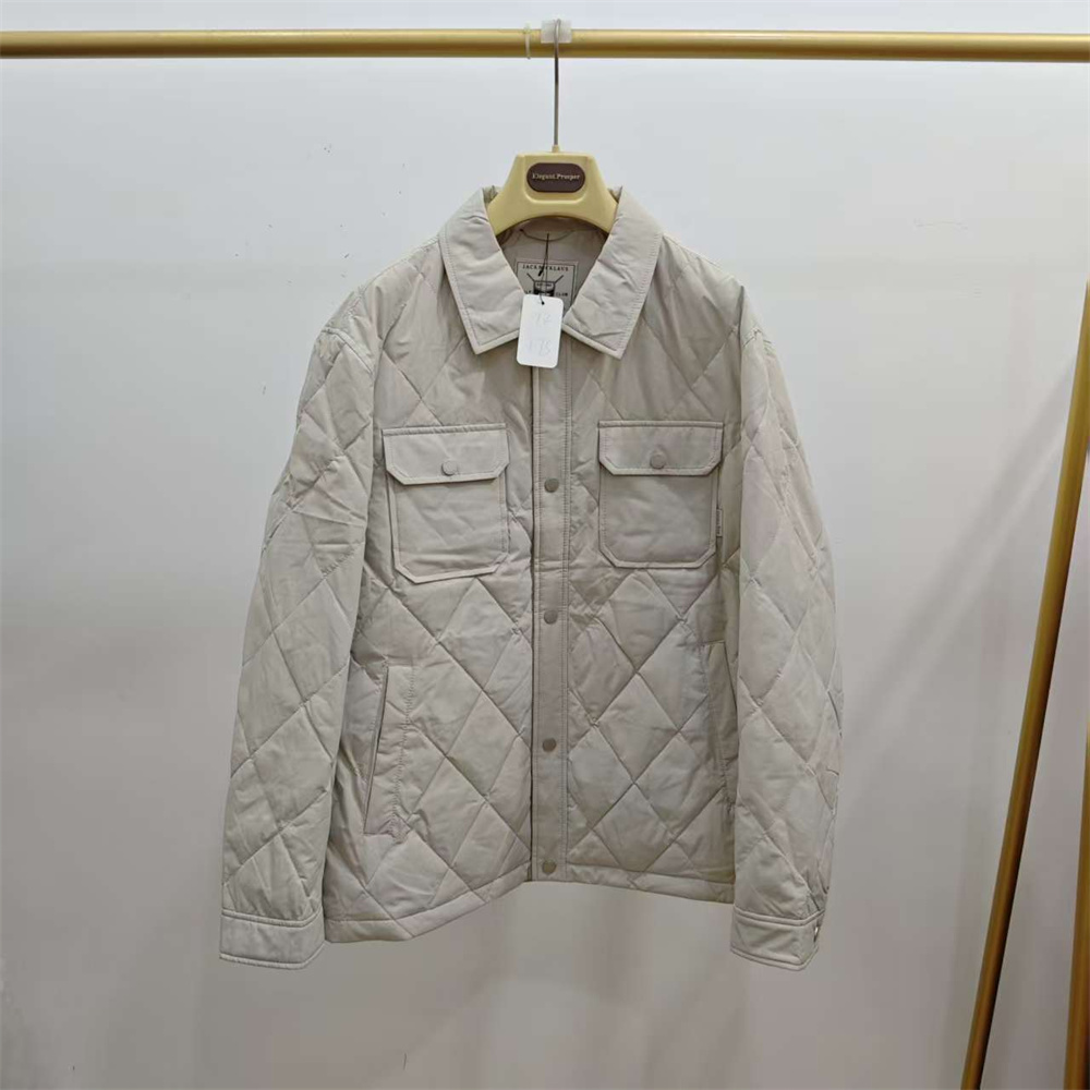 孤品样衣175Golden Bear男士秋冬商务休闲衬衫款羽绒服夹克外套72