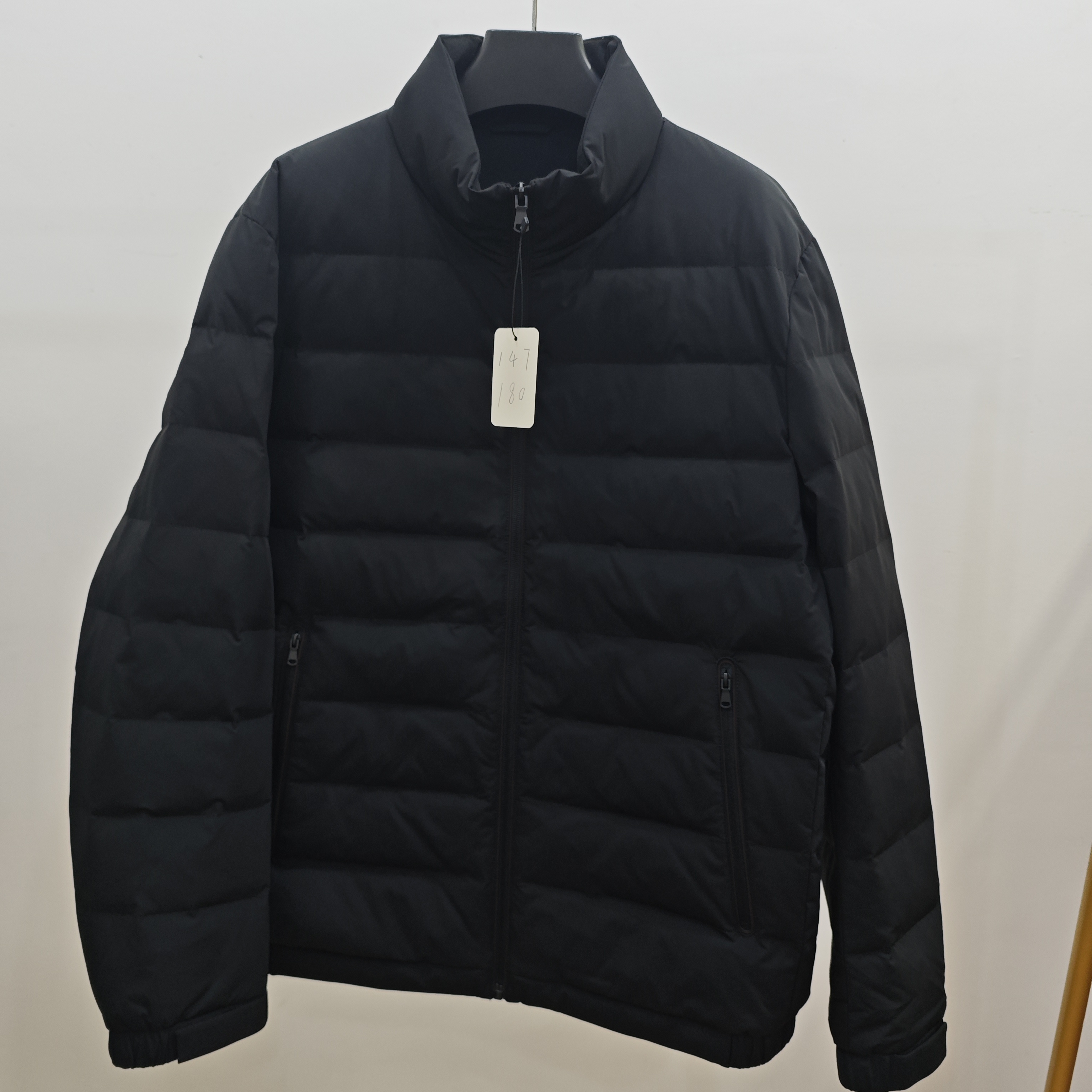 孤品样衣180码男士秋冬款立领干练大方鸭绒羽绒服