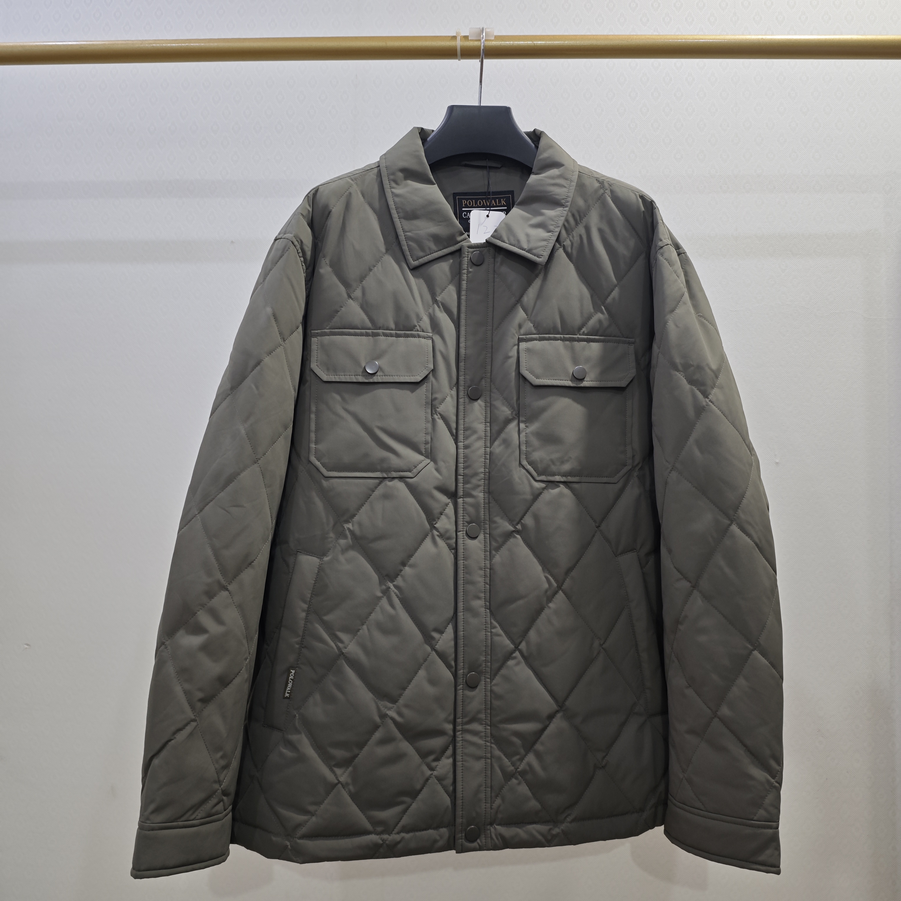 孤品样衣180码Polowalk男士秋冬衬衫款宽松款新品羽绒服样衣122