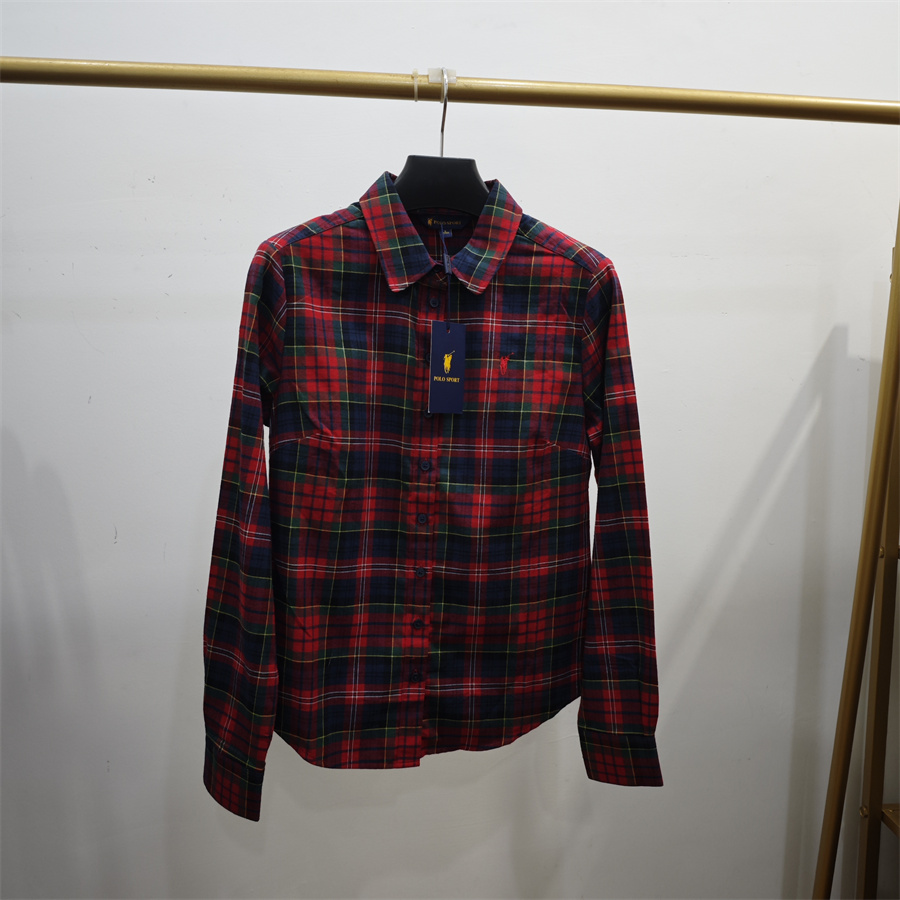 155码专柜正品女装格子英伦风时尚春秋长袖衬衣AJ5P23550341