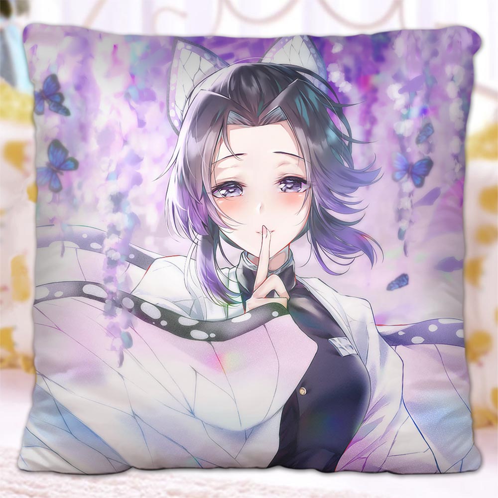 鬼灭之刃 送枕芯 虫柱蝴蝶忍周边抱枕鬼灭之刃动漫来图定制靠垫送女朋友 图片价格品牌报价 原仓数据