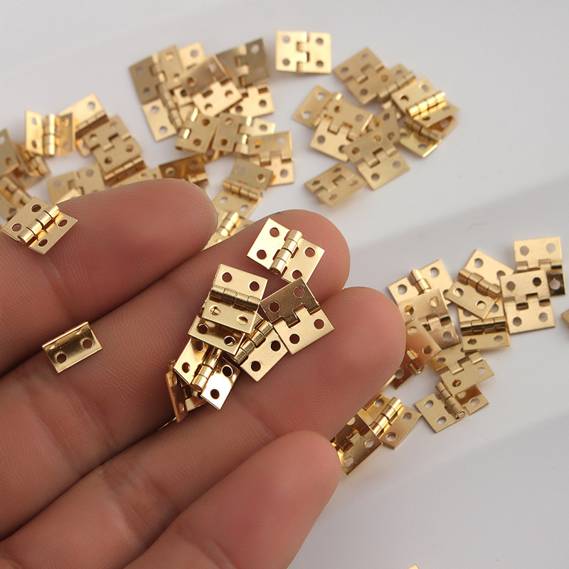 2分迷你黄铜合页微型小铰链折页 手工diy皮革五金辅料8*10mm 6999