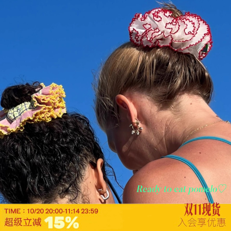 高版本goodsquish手工格纹发圈
