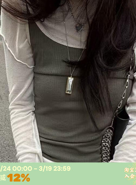 RTEP 高版本LEMA*RE风口琴项链博主同款黄铜银色高级感小众毛衣链