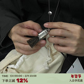 高版 本LEMA RE风 RTEP 马鬃毛车静媛同款 流苏项链毛刷小众毛衣链