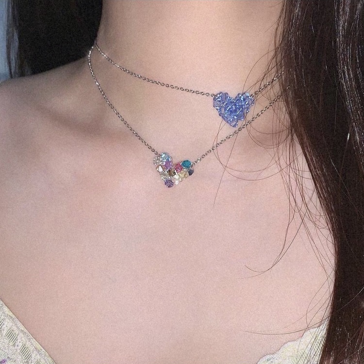 爱心元素~~奥地利水晶编织项链
