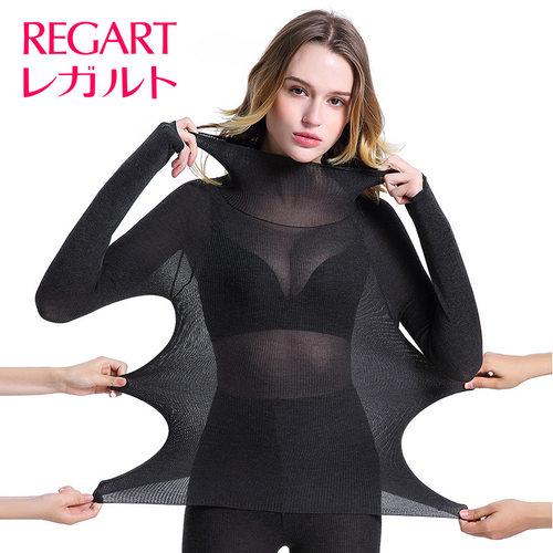 regart日本制女保暖上衣修身中厚