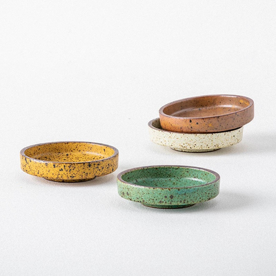 日式粗陶调料碟火锅碟餐厅高级感