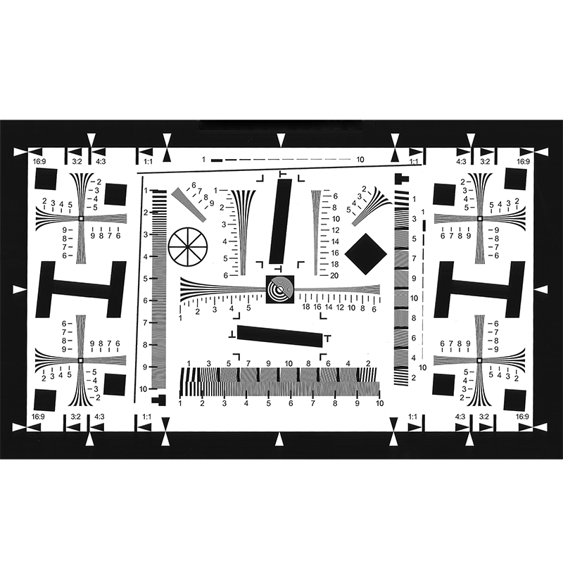 ISO12233分辨率测试卡镜头增强型测试卡解析度测试卡清晰度chart