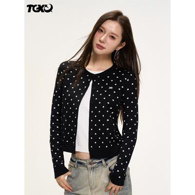 TGXQ假两件针织衫女2025