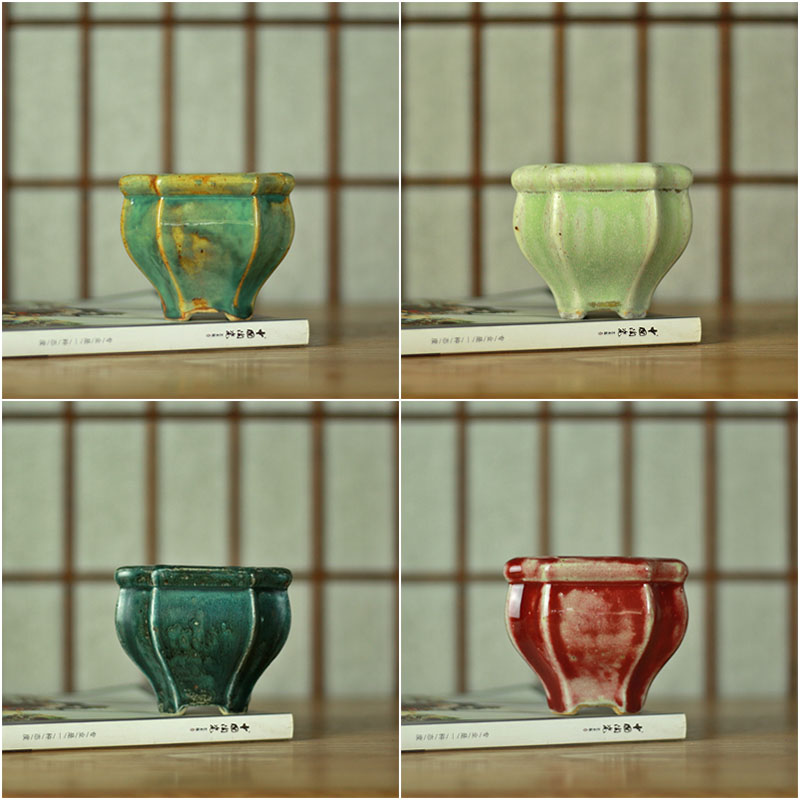 陶多肉花盆韩式粗陶瓷复古古典