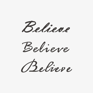 防水女韩国仿真个性 译：相信 文艺英文性感刺青手臂纹身贴纸