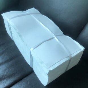 呈好大尺寸40*20水果纸机器实验室擦拭纸B超卫生纸KTV酒吧草