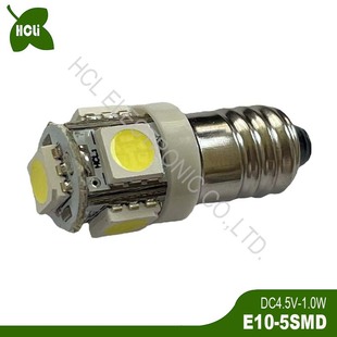6.3V E10 3.7V LED螺口灯泡小夜灯 24V 4.5V 18V 高亮DC3V 12V