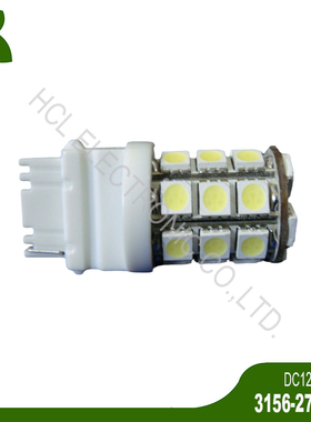 高品质 12V 5W T25 3156 P27W led灯泡 汽车尾灯 倒车灯 行车雾灯
