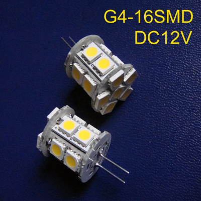 高品质 5050三芯片 DC12V 3W G4 led灯泡 水晶灯珠 玉米灯 装饰灯