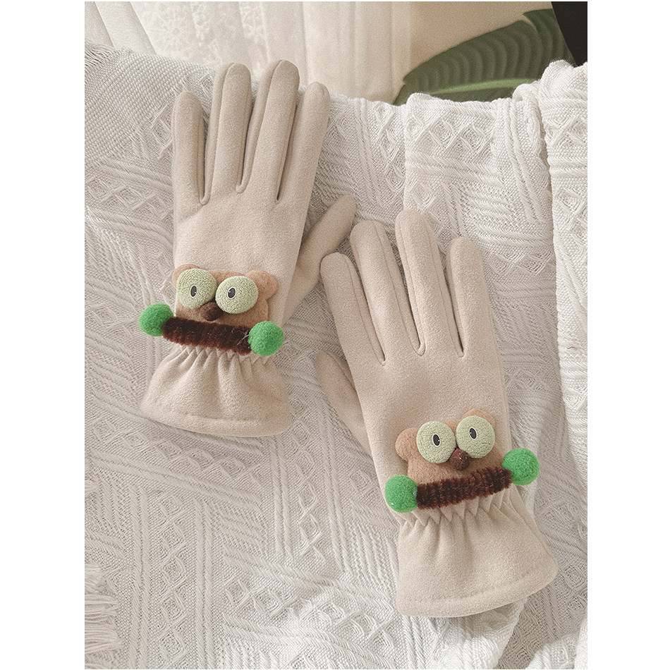 手套女冬季保暖防风可触屏骑行