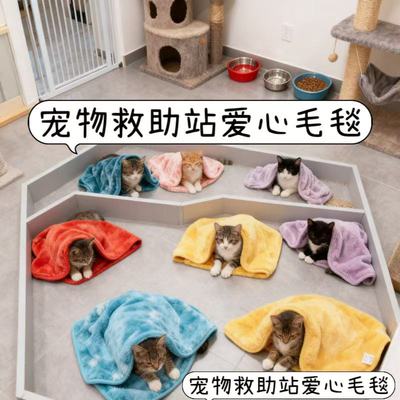 猫咪救助站专用保暖毛毯清仓
