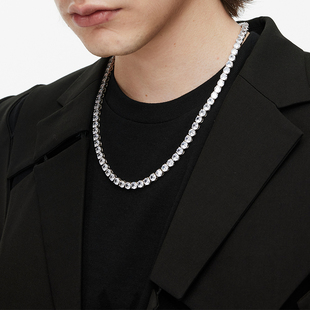 Unawares.男女同款 锆石镶嵌项链