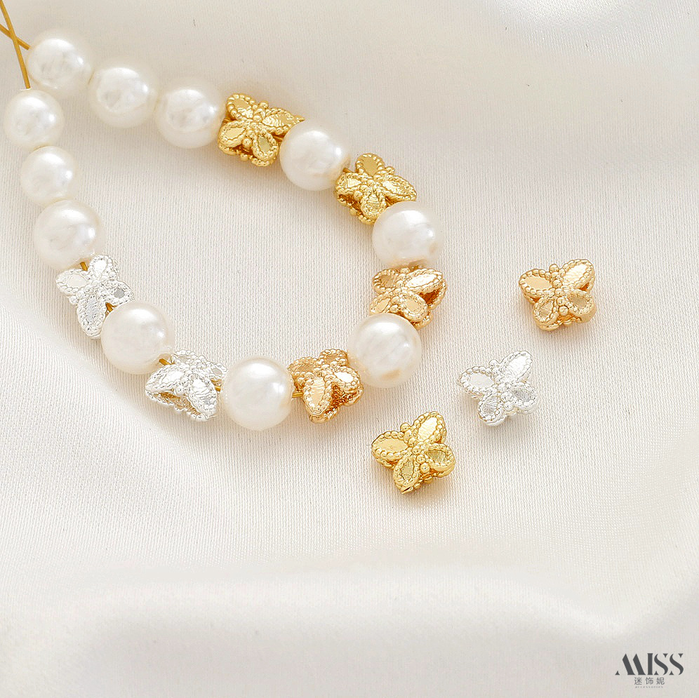 祢饰妮铜包金镀真金强保色隔珠