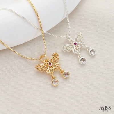 祢饰妮铜包金保色持久吊坠