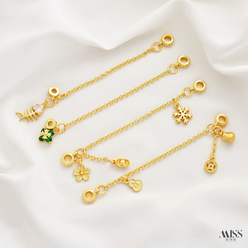 祢饰妮流苏安全链三通链