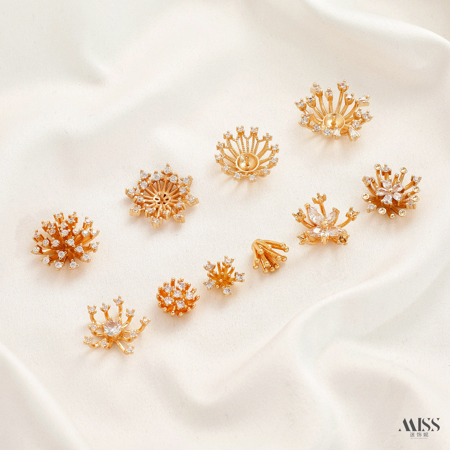 祢饰妮保色花蕊花芯花托