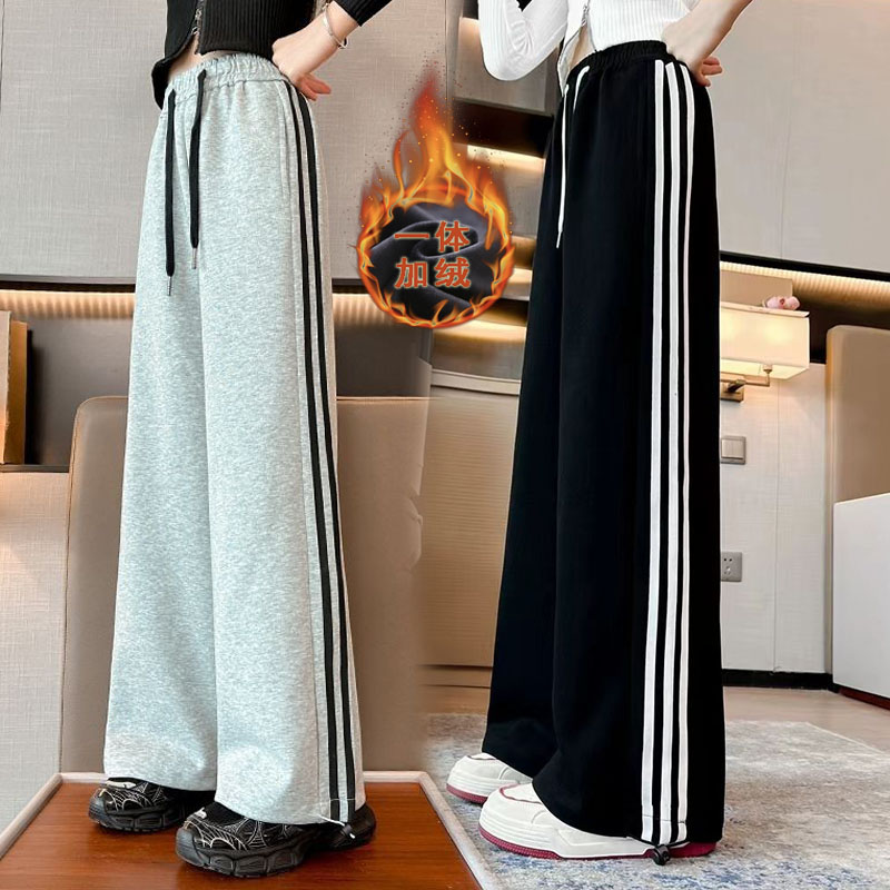 女童阔腿裤秋装2025新款