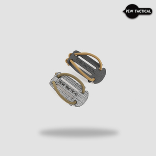 PEW TACTICAL对讲机PTT固定夹 1英寸织带线材固定卡 进口板 OT34