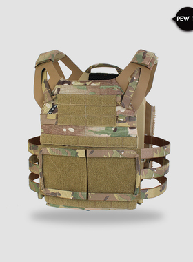 PEWTAC JPC2.0轻型战术背心M码CP黑条军迷马甲户外迷彩 VT04