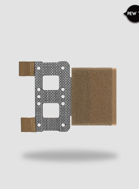 PEW TACTICAL原创 胸挂侧翼MOLLE扩展刀架 12层T板 SS D3 UA65