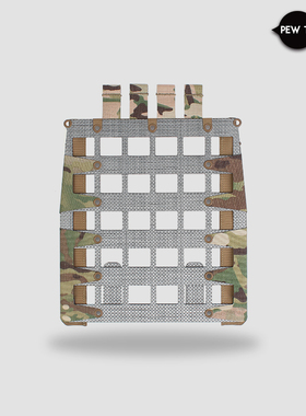 PEW TACTICAL FCPC V5专用 molle拉链背板 Ferro法老 8层T板BP11